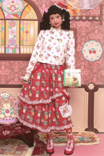 Falda de Tartán Cake Print ~ Lutra Jump 2