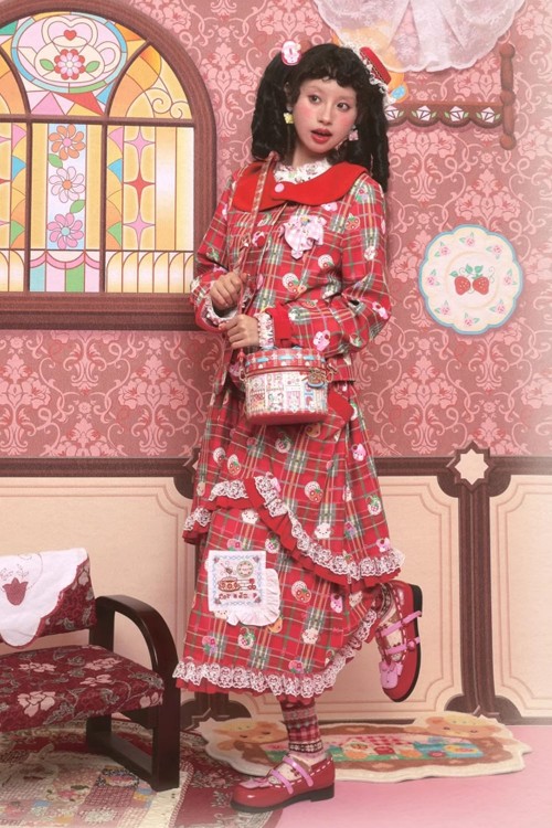 Falda de Tartán Cake Print ~ Lutra Jump