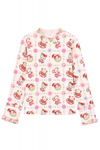Retro Animals Top ~ Lutra Jump 2