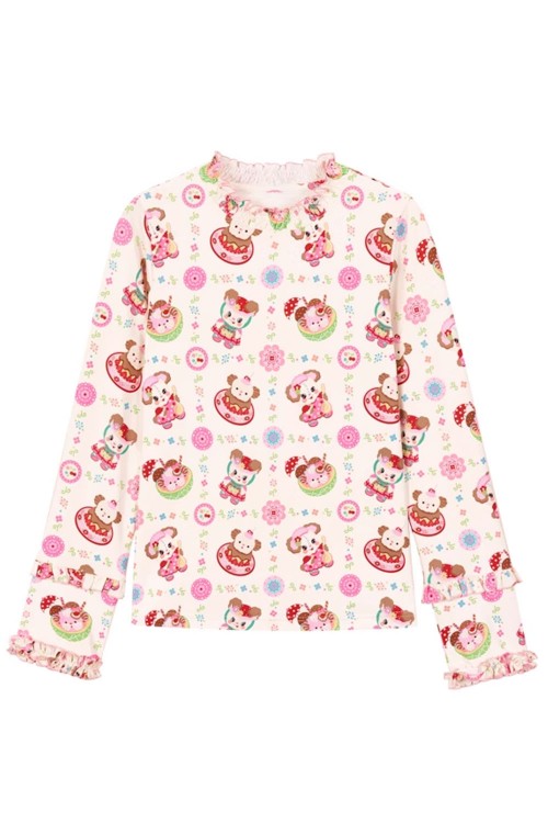 Retro Animals Top ~ Lutra Jump