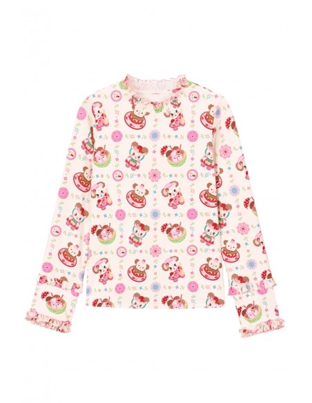 Retro Animals Top ~ Lutra Jump