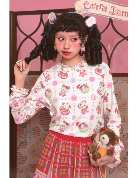 Retro Animals Top ~ Lutra Jump