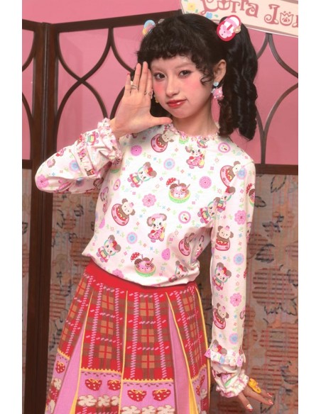 Retro Animals Top ~ Lutra Jump