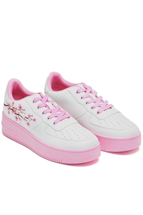 Morning Sakura Platform Trainers - Koi