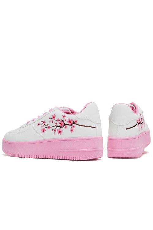 Morning Sakura Platform Trainers - Koi