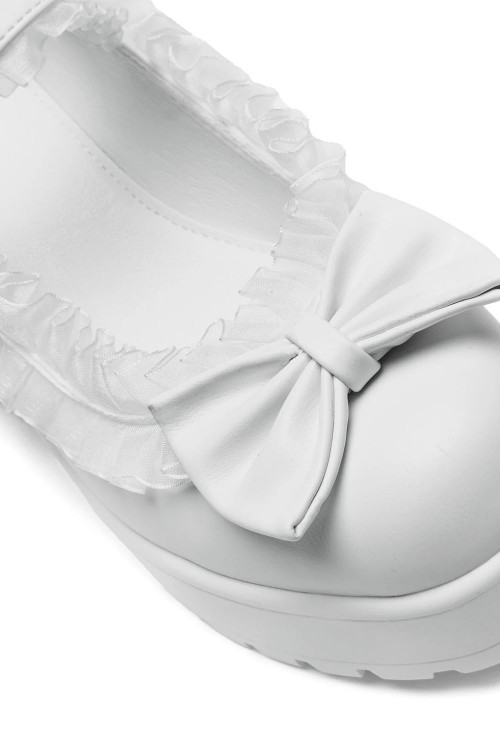 Zapatos Mary Jane Porcelain Delights Blanco - Koi