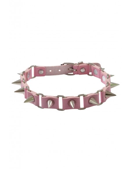 Gap Spikes Choker - Pink