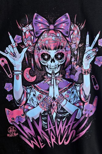 In Kawaii We Trust T-Shirt - Pinku Kult 2