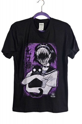 Camiseta Bakeneko - Pinku Kult