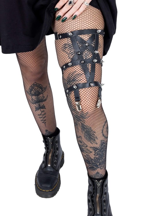 Pentagram Thigh Harness - Heartless