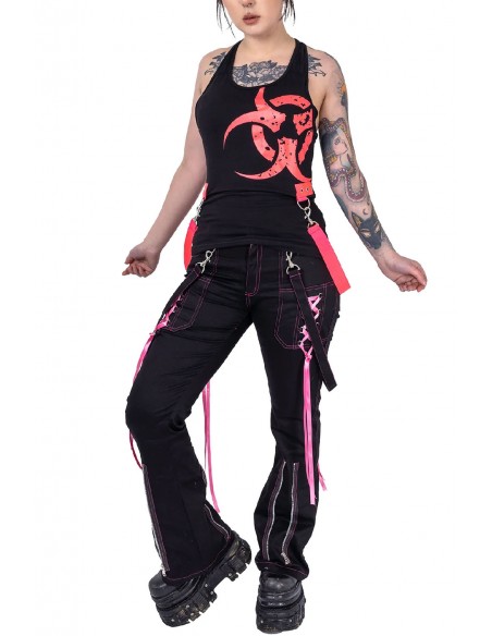 Pantalones Fuse Negro x Rosa - Poizen Industries