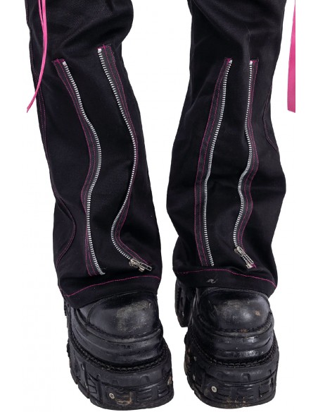 Pantalones Fuse Negro x Rosa - Poizen Industries
