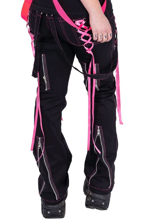 Pantalones Fuse Negro x Rosa - Poizen Industries