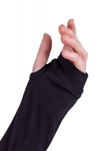 Nitya Arm Warmers Black x Blue - Poizen Industries 2