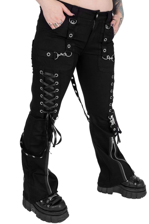 Trinity Unisex Pants in Black -  Poizen Industries