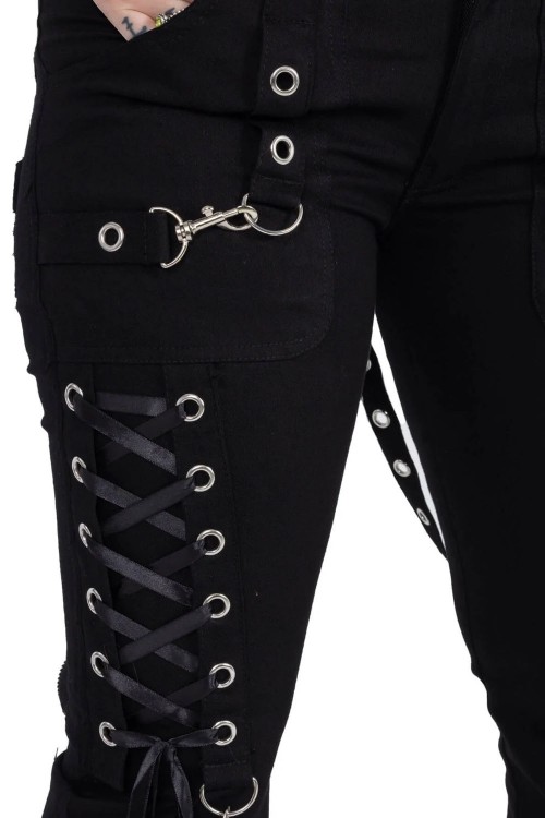 Pantalones Unisex Trinity en Negro - Poizen Industries