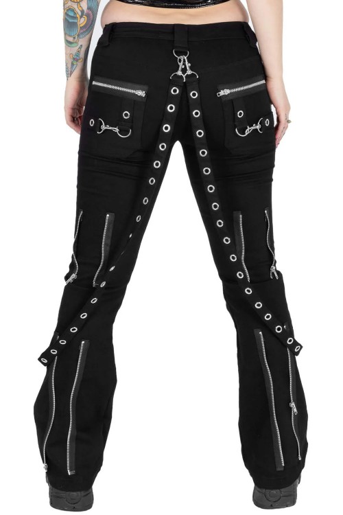 Trinity Unisex Pants in Black -  Poizen Industries