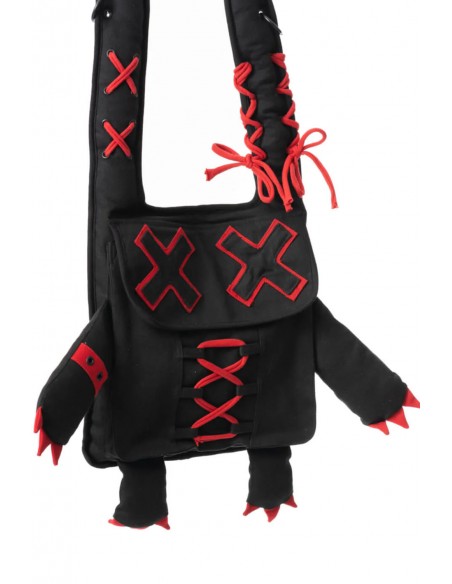 Black x Red Shadow Bag - Cupcake Cult