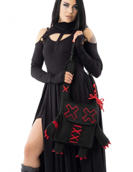 Black x Red Shadow Bag - Cupcake Cult