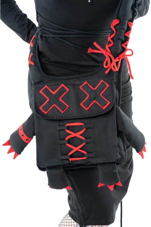 Bolso Shadow Negro x Rojo - Cupcake Cult