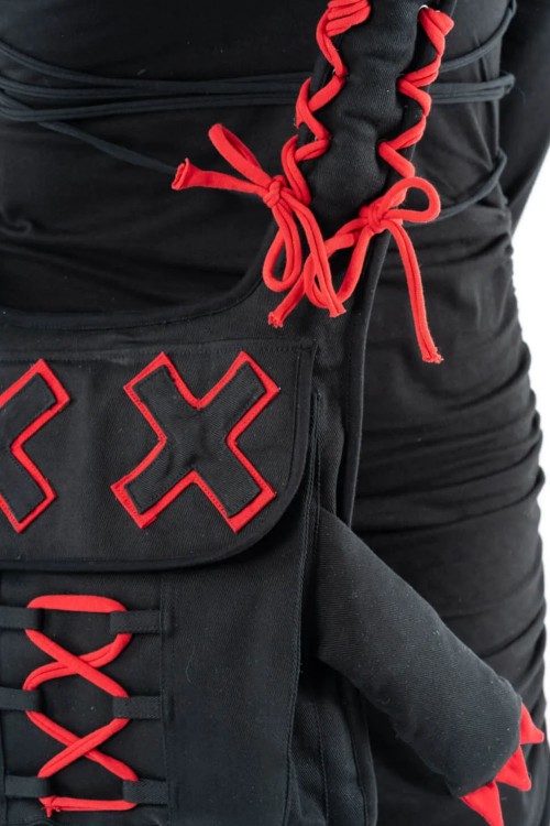 Bolso Shadow Negro x Rojo - Cupcake Cult