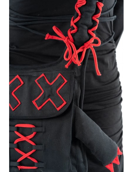 Black x Red Shadow Bag - Cupcake Cult