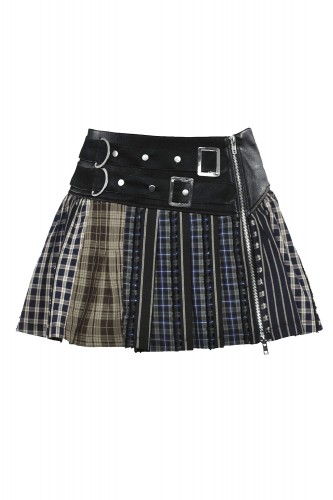 Punk Mingle Tartan Skirt - Dark in Love 2
