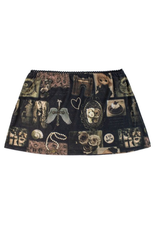 Mini Falda Girl's Clutter ~ Dark de Triomf