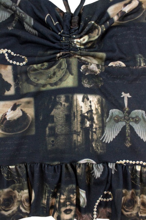 Top Halter Girl's Clutter ~ Dark de Triomf