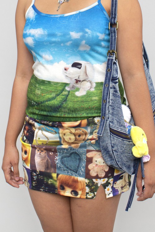 Girl's Clutter Mini Skirt ~ Sons de Primavera