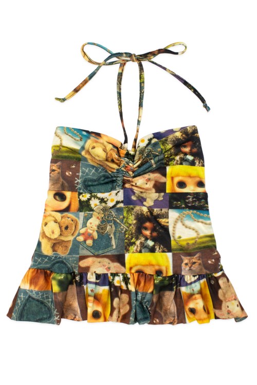 Girl's Clutter Halter Top ~ Sons de Primavera