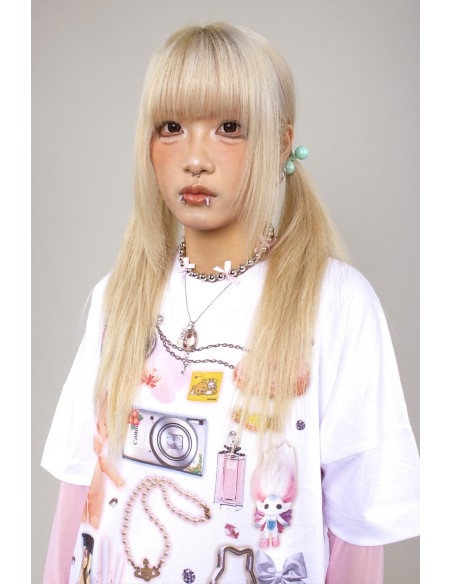 Girl's Clutter Oversize T-Shirt ~ Souvenir