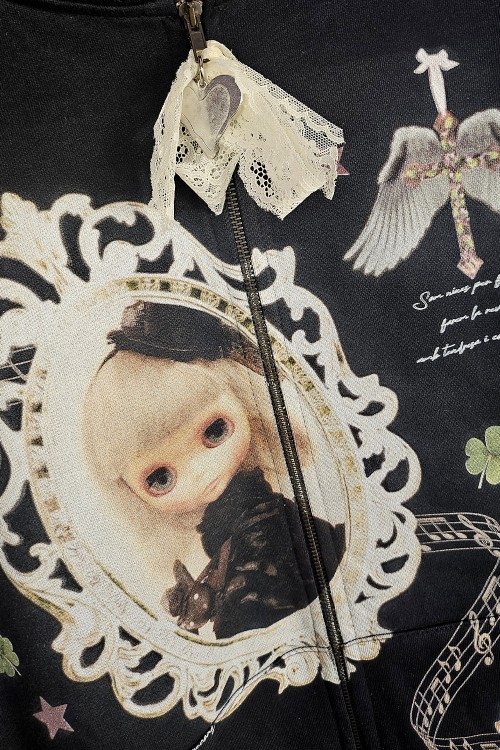 Girl's Clutter Oversized Hoodie ~ Melodia