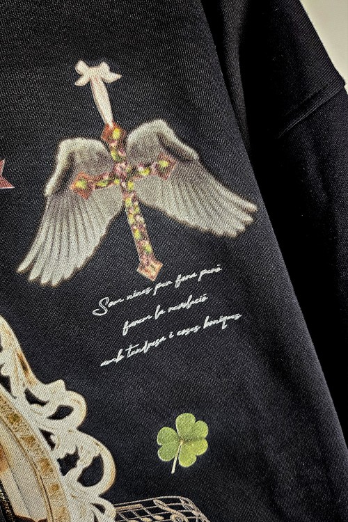 Sudadera Oversize Girl's Clutter ~ Melodia