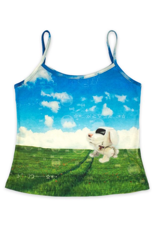 Top de Tirantes Girl's Clutter ~ Frutiger Aero