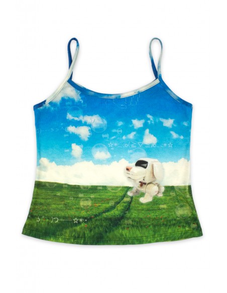 Top de Tirantes Girl's Clutter ~ Frutiger Aero