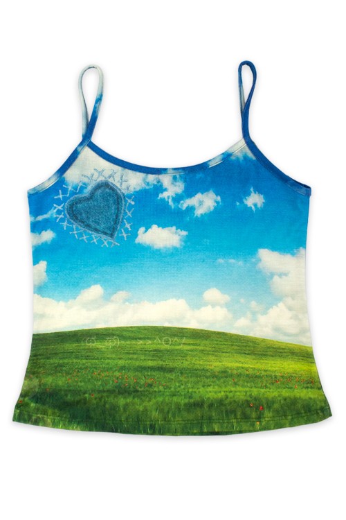 Girl's Clutter Top ~ Frutiger Aero