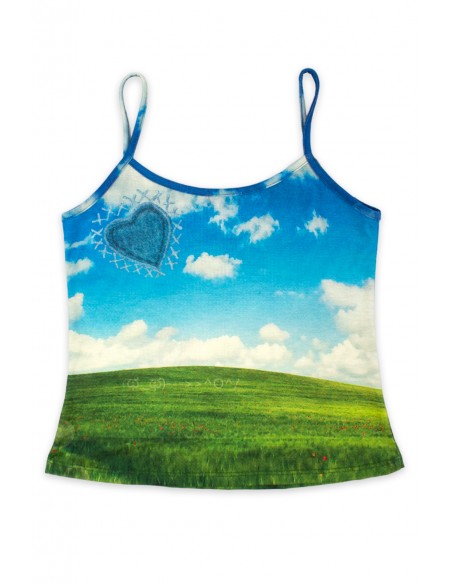 Top de Tirantes Girl's Clutter ~ Frutiger Aero