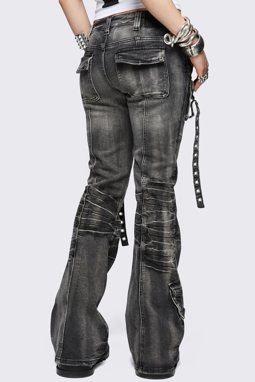 Elsie Flared Jeans - Minga London