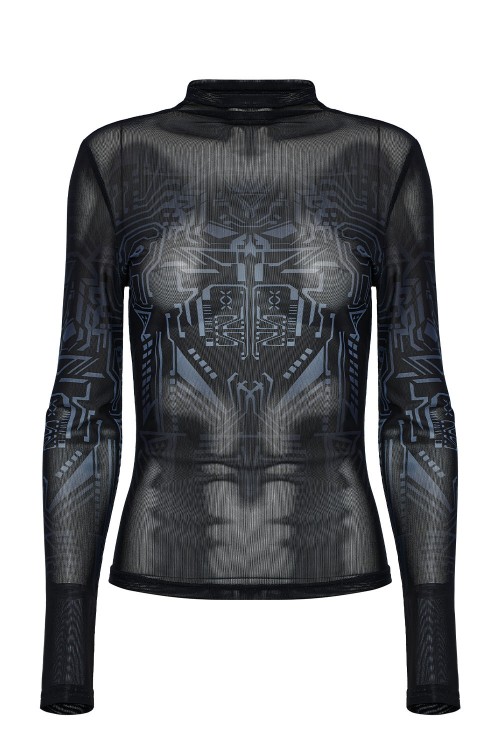 Chiffon Top Present Day - Punk Rave