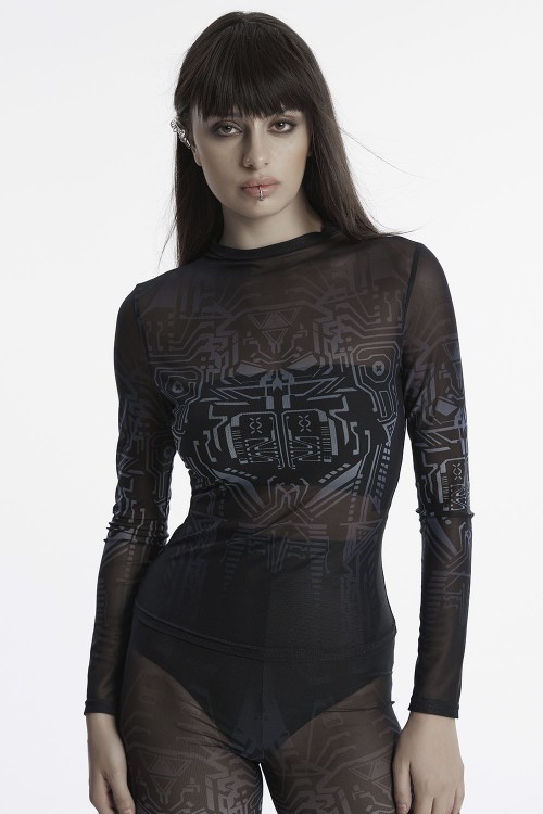 Chiffon Top Present Day - Punk Rave