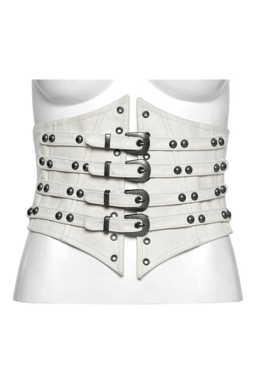 Corsé Underbust Venus en Blanco - Punk Rave