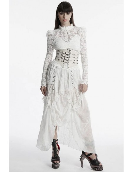 Corsé Underbust Venus en Blanco - Punk Rave