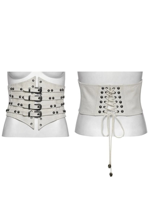 Corsé Underbust Venus en Blanco - Punk Rave