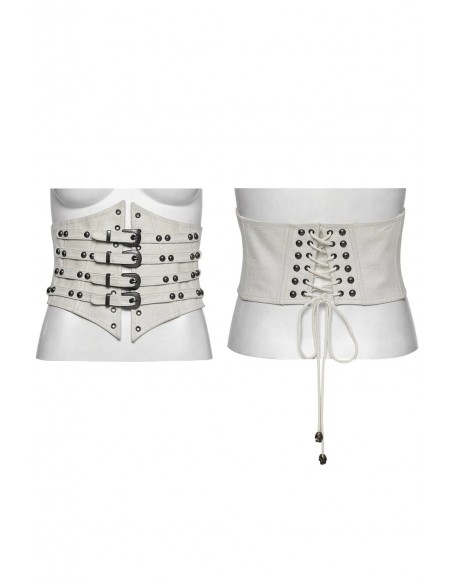 Corsé Underbust Venus en Blanco - Punk Rave