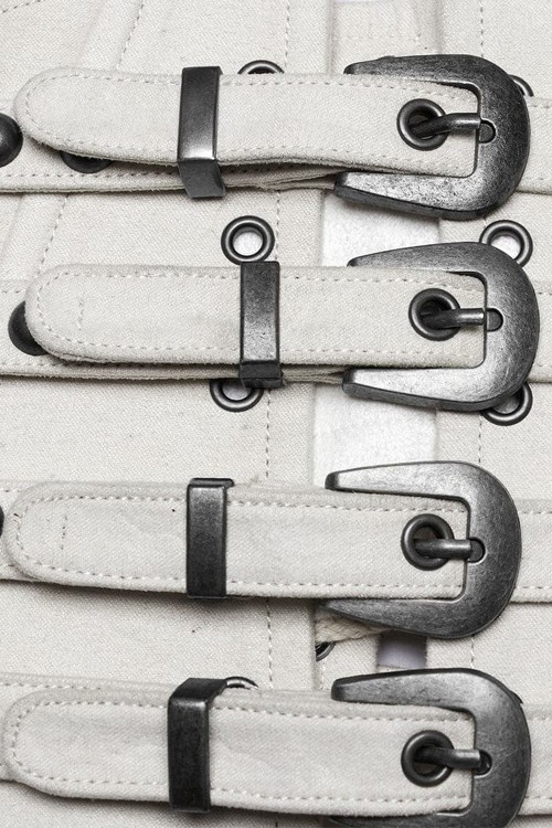 Corsé Underbust Venus en Blanco - Punk Rave