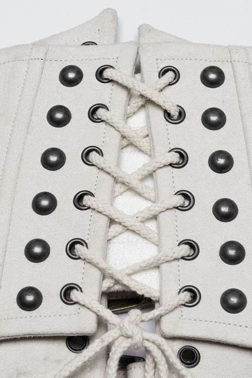 Corsé Underbust Venus en Blanco - Punk Rave