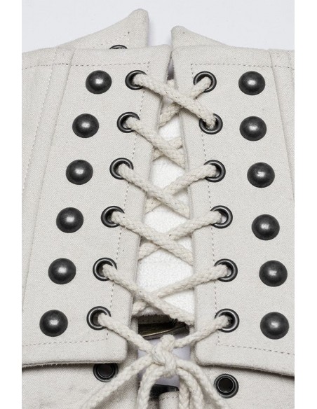 Corsé Underbust Venus en Blanco - Punk Rave