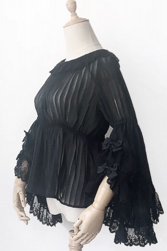 Fairytale Princess Lolita Blouse in Black - Infanta