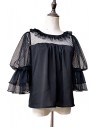 Blusa Lolita Sweet Tulle en Negro - Infanta
